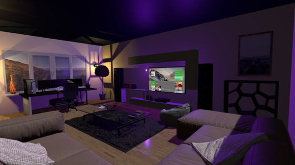 Screenshot z VR Home