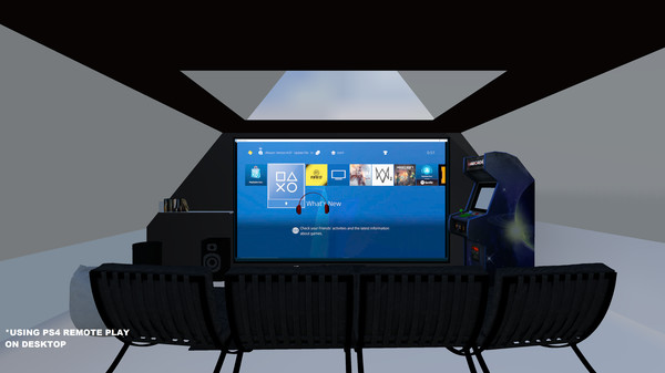 Screenshot z VR Home