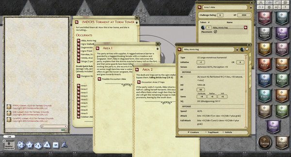 Fantasy Grounds - Mini-Dungeon #015: Torment at Torni Tower (PFRPG)