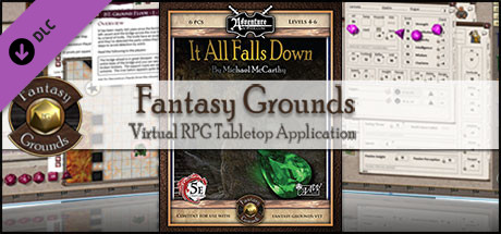 Fantasy Grounds - B03: It All Falls Down (5E) Header Image
