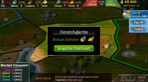 Screenshot z Economic Conquest Screenshot z Economic Conquest
