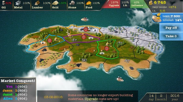 Screenshot z Economic Conquest Screenshot z Economic Conquest