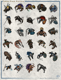 Fantasy Grounds - Heroic Characters 9 (Token Pack)
