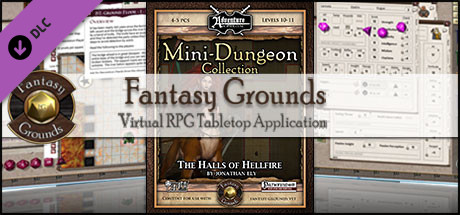 Fantasy Grounds - Mini-Dungeon #016: The Halls of Hellfire (PFRPG) Header Image