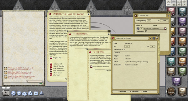 Fantasy Grounds - Mini-Dungeon #016: The Halls of Hellfire (PFRPG)