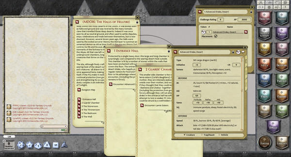 Fantasy Grounds - Mini-Dungeon #016: The Halls of Hellfire (PFRPG)