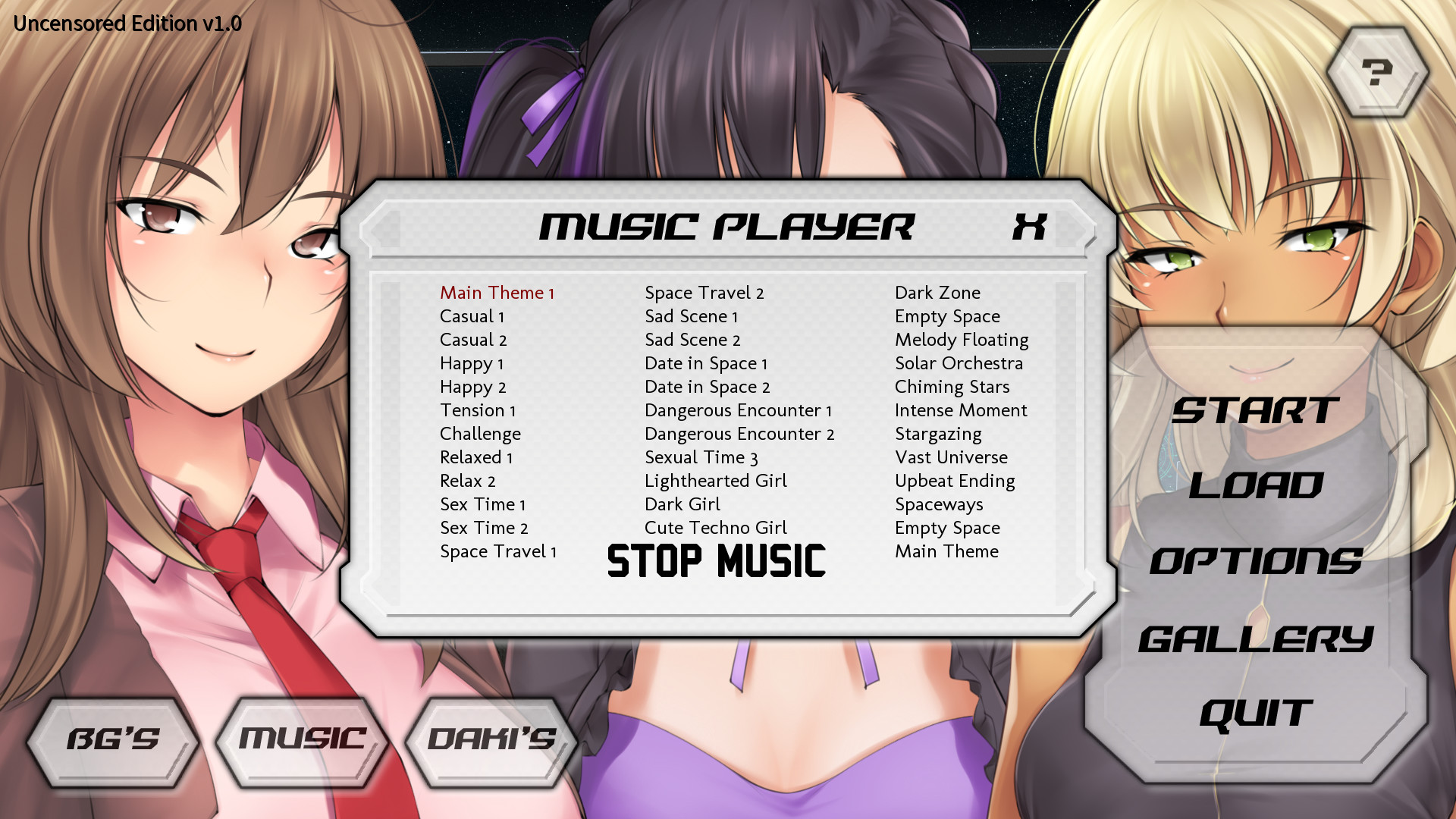 Galaxy Girls - Soundtrack Featured Screenshot #1