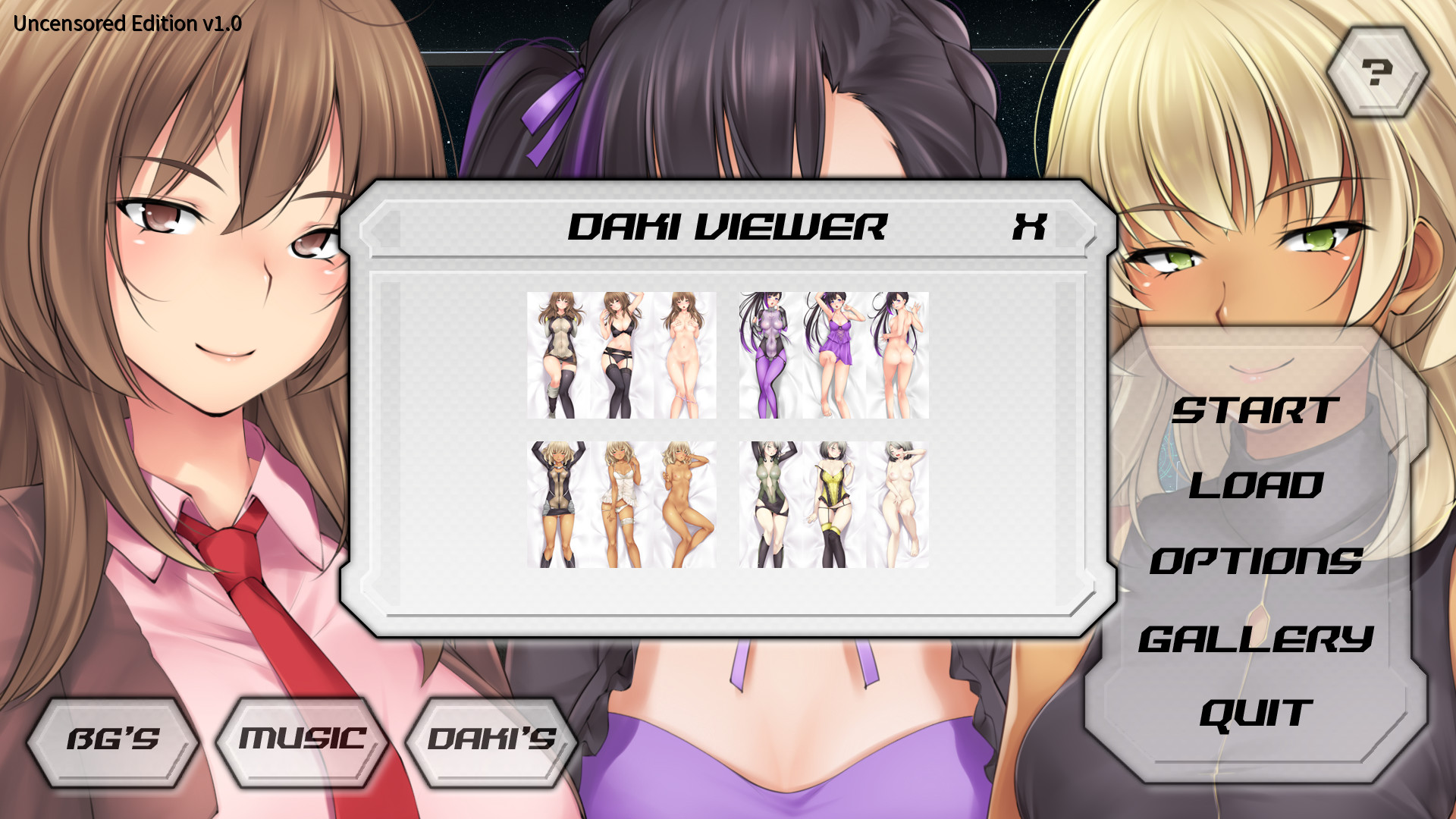 Galaxy Girls - Dakimakuras Featured Screenshot #1