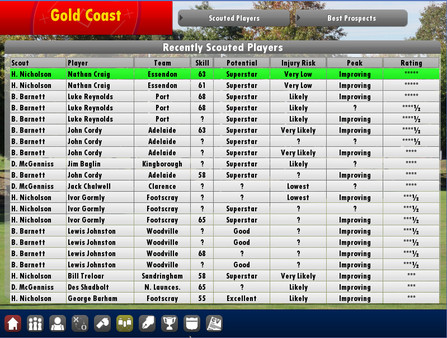 Screenshot z Australian Football Coach Screenshot z Australian Football Coach