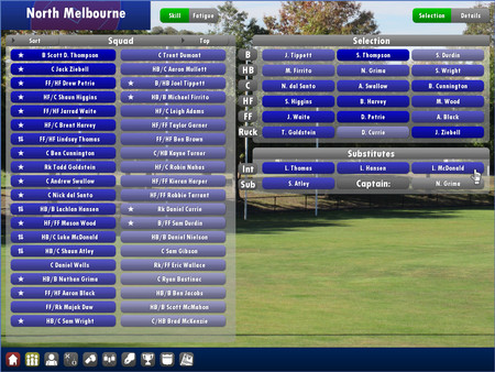 Screenshot z Australian Football Coach Screenshot z Australian Football Coach