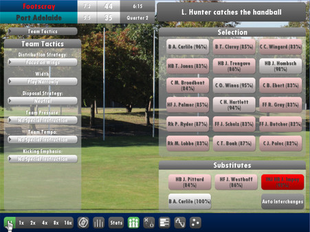 Screenshot z Australian Football Coach Screenshot z Australian Football Coach