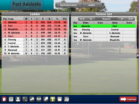 Screenshot z Australian Football Coach Screenshot z Australian Football Coach