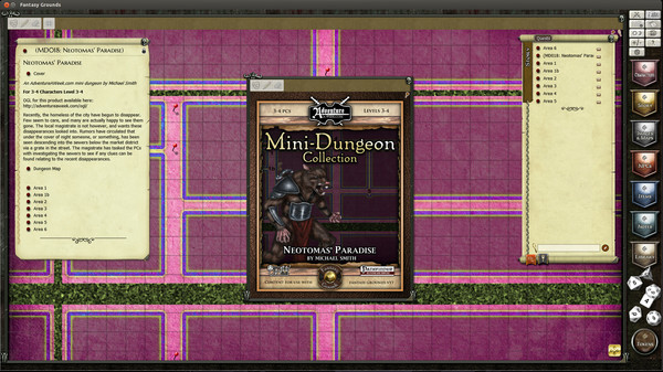 Fantasy Grounds - Mini-Dungeon #018: Neotomas' Paradise (PFRPG)