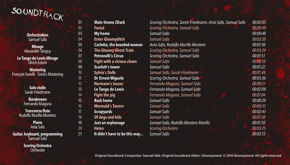 2Dark Official Soundtrack and Artbook