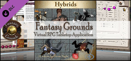 Fantasy Grounds - Hybrids (Token Pack) cover art