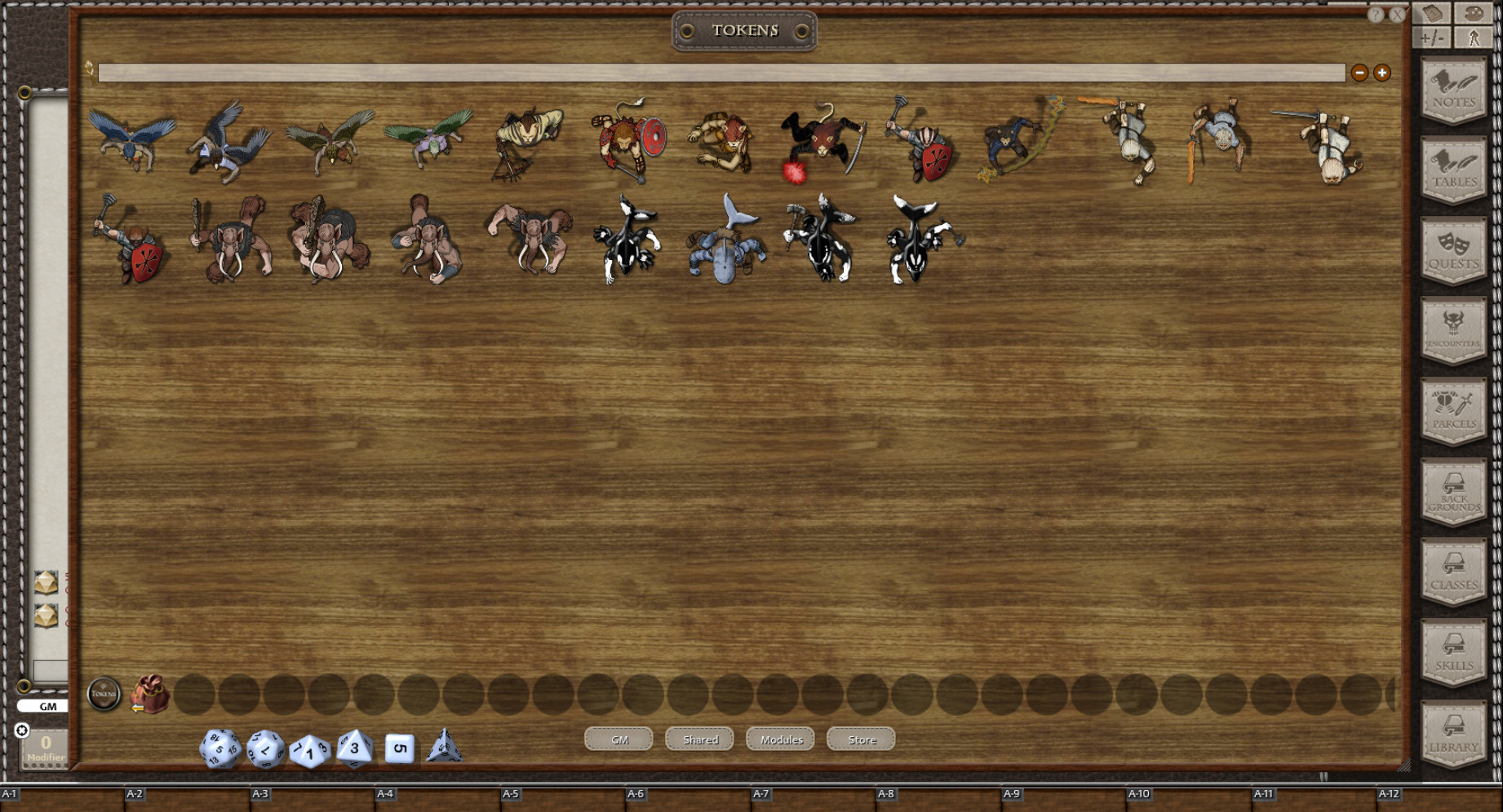 Fantasy Grounds - Hybrids (Token Pack) Featured Screenshot #1