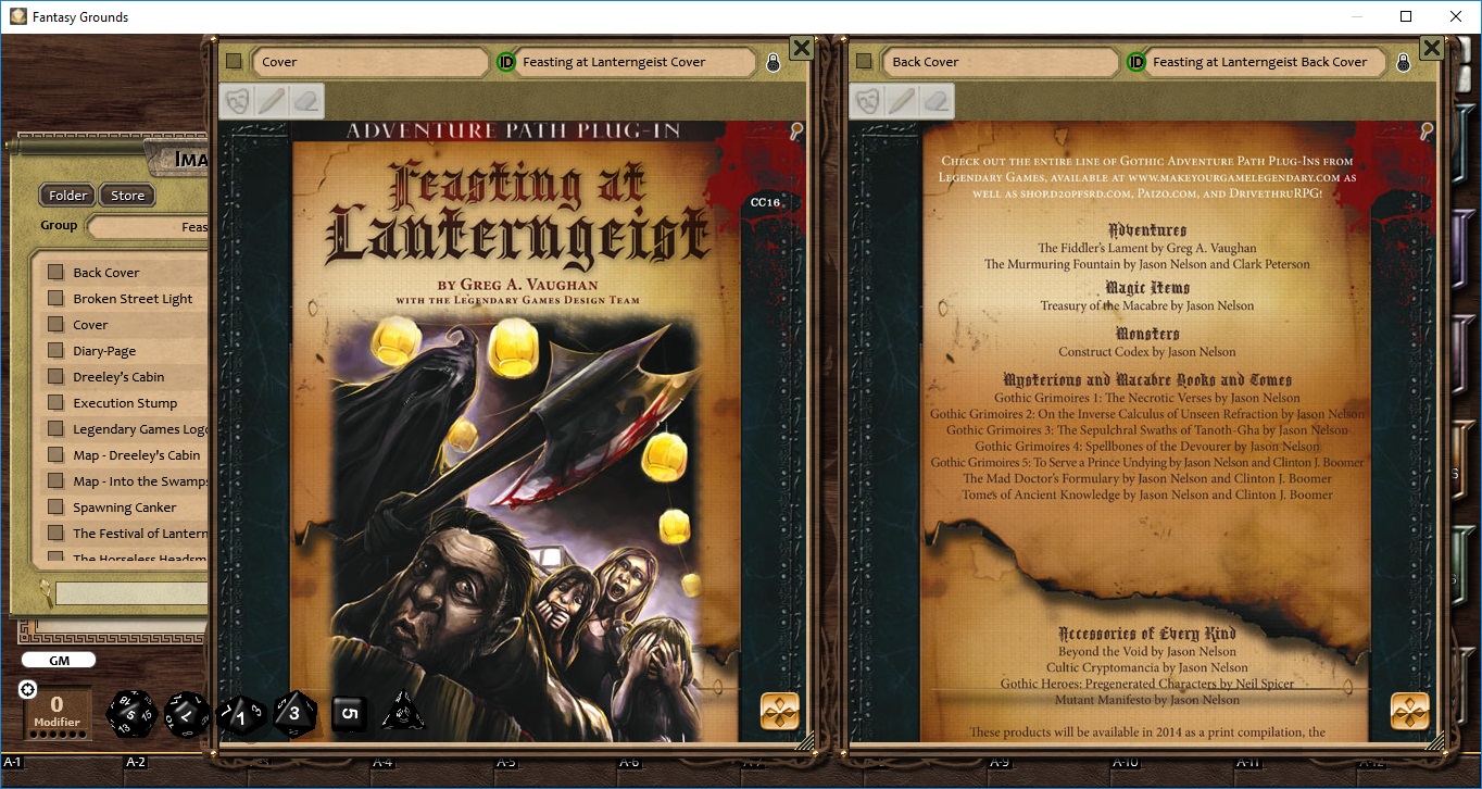 Fantasy Grounds - Feasting at Lanterngeist (PFRPG) screenshot 3