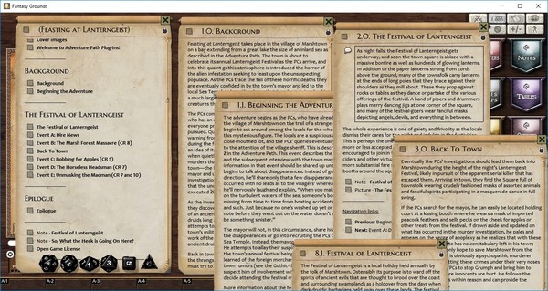 Fantasy Grounds - Feasting at Lanterngeist (PFRPG)