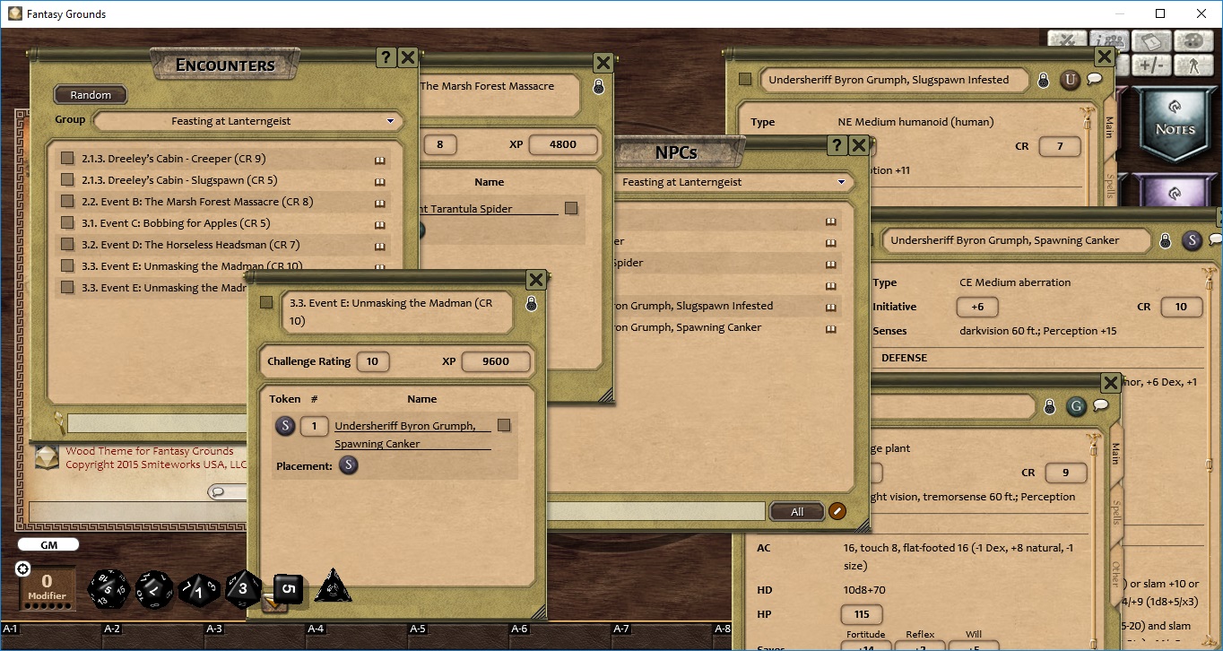 Fantasy Grounds - Feasting at Lanterngeist (PFRPG) Featured Screenshot #1