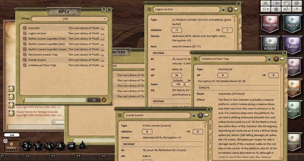 Fantasy Grounds - The Lost Library of Thoth (PFRPG)