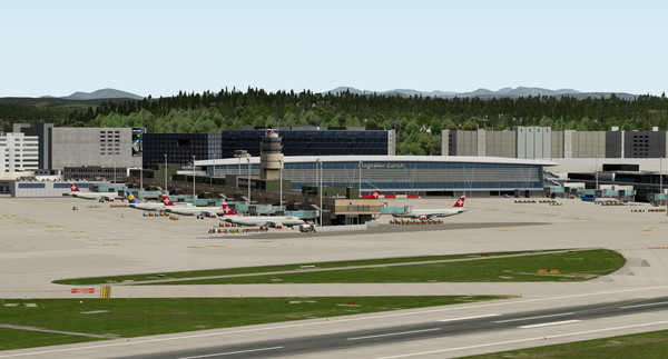 X-Plane 11 - Add-on: Aerosoft - Airport Zurich V2