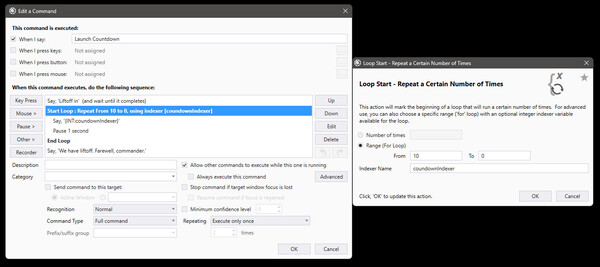 VoiceAttack Screenshot