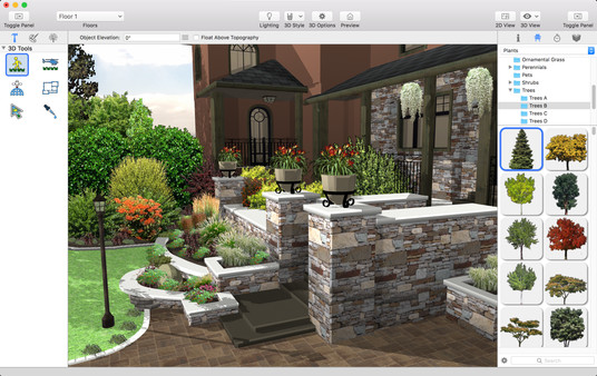 Screenshot z Punch! Landscape Design for Mac v19 Screenshot z Punch! Landscape Design for Mac v19