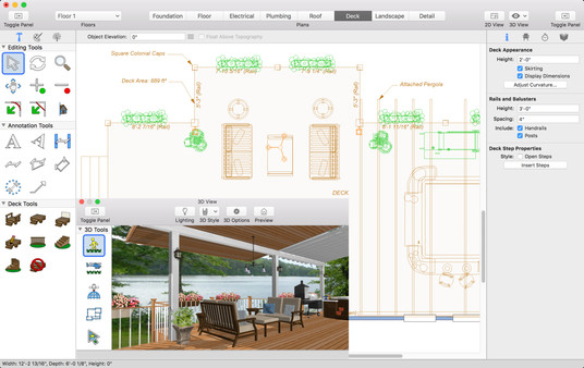 Screenshot z Punch! Landscape Design for Mac v19 Screenshot z Punch! Landscape Design for Mac v19