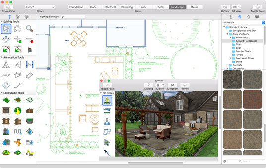 Screenshot z Punch! Landscape Design for Mac v19 Screenshot z Punch! Landscape Design for Mac v19