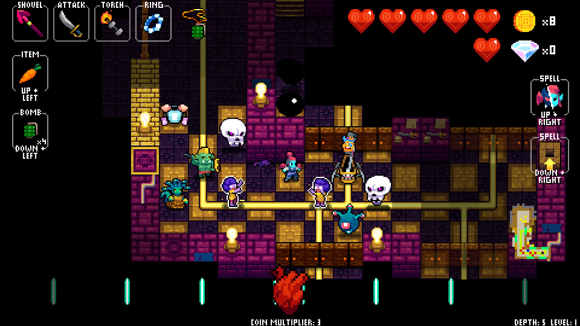 Crypt of the NecroDancer: AMPLIFIED OST - Virt and Girlfriend Records Featured Screenshot #1