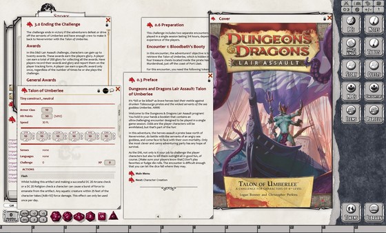 Fantasy Grounds - D&D Lair Assault: Talon of Umberlee