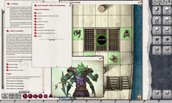 Fantasy Grounds - D&D Lair Assault: Talon of Umberlee