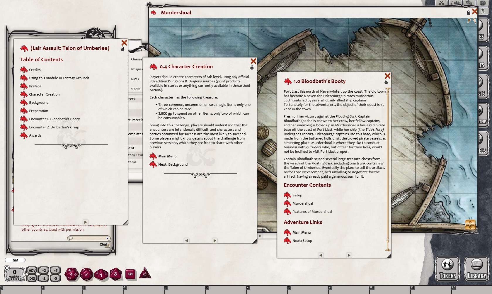 Fantasy Grounds - D&D Lair Assault: Talon of Umberlee Featured Screenshot #1