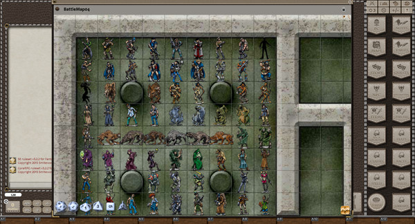 Fantasy Grounds - Hell on Earth Reloaded Figure Flats - Starter (Token Pack)
