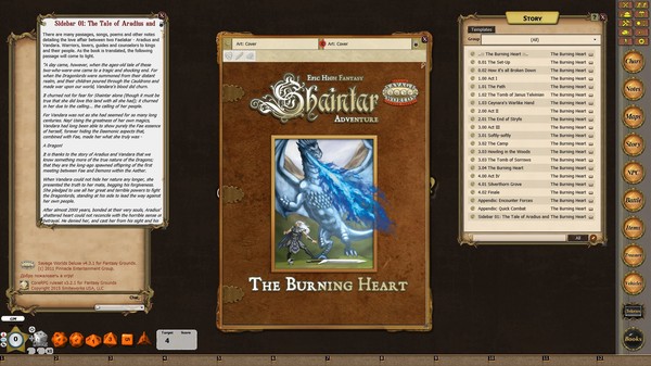 Fantasy Grounds - Shaintar: The Burning Heart (Savage Worlds)