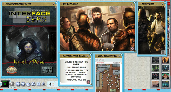 Fantasy Grounds - Interface Zero: Jericho Rose (Savage Worlds)