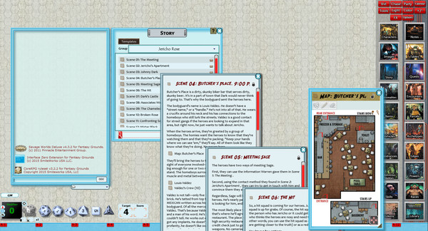 Fantasy Grounds - Interface Zero: Jericho Rose (Savage Worlds)
