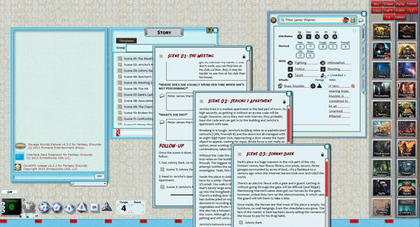 Fantasy Grounds - Interface Zero: Jericho Rose (Savage Worlds)