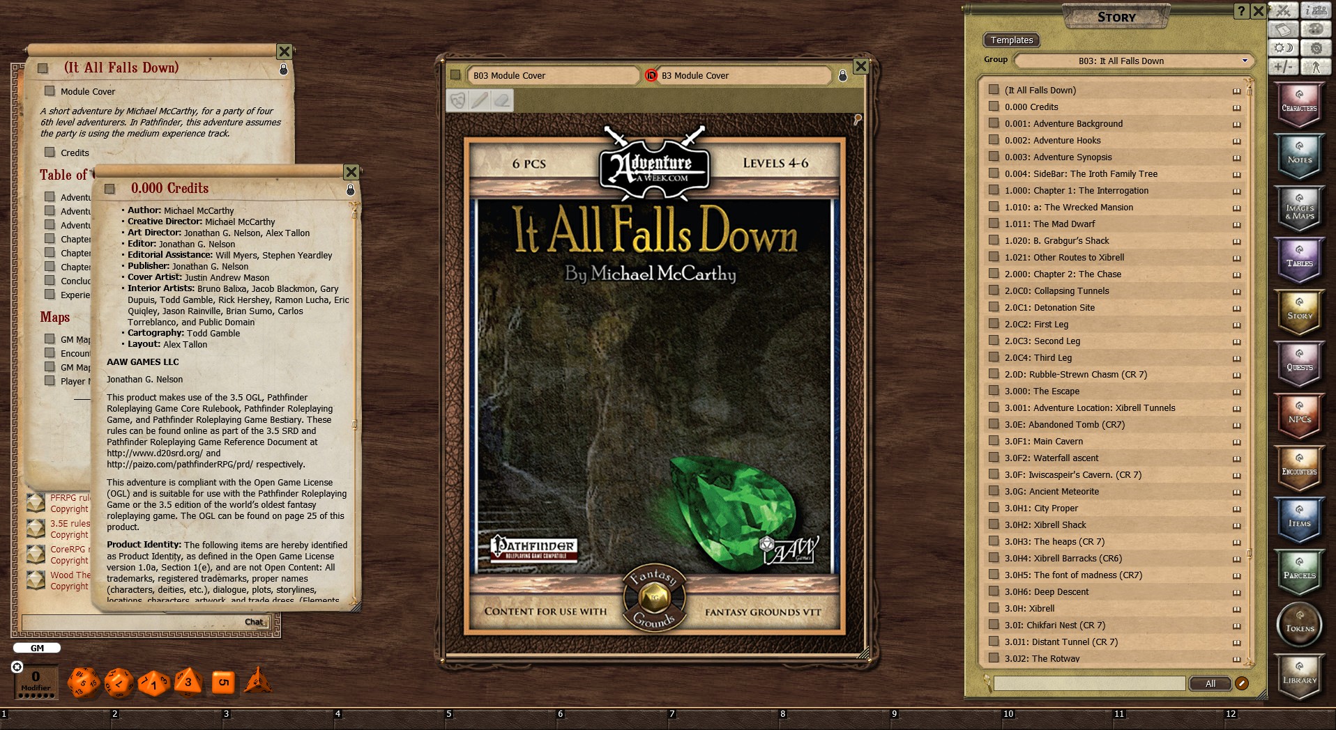 Fantasy Grounds - B03: It All Falls Down (PFRPG) Featured Screenshot #1