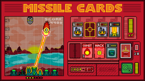 Screenshot z Missile Cards Screenshot z Missile Cards