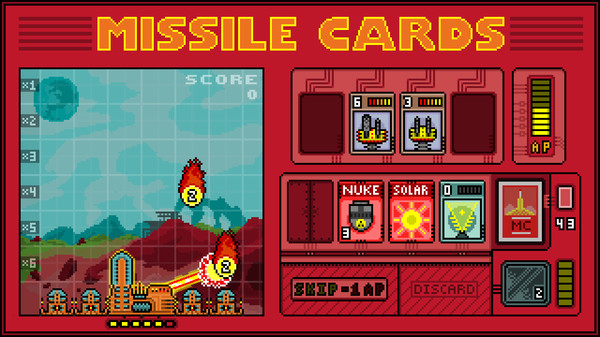 Screenshot z Missile Cards Screenshot z Missile Cards