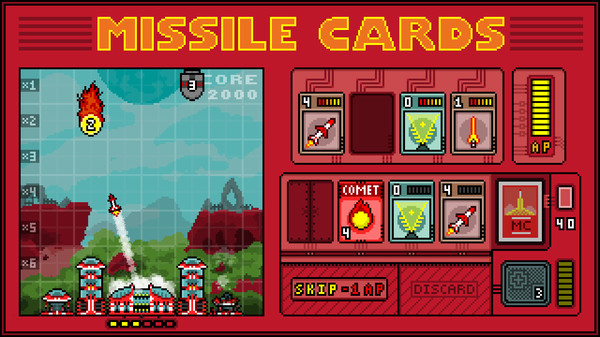 Screenshot z Missile Cards Screenshot z Missile Cards