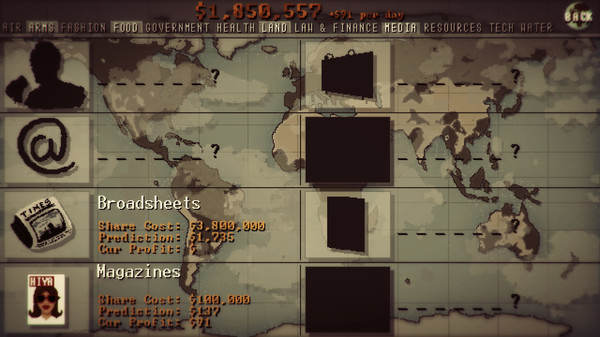 Screenshot z MEGALOMANIAC