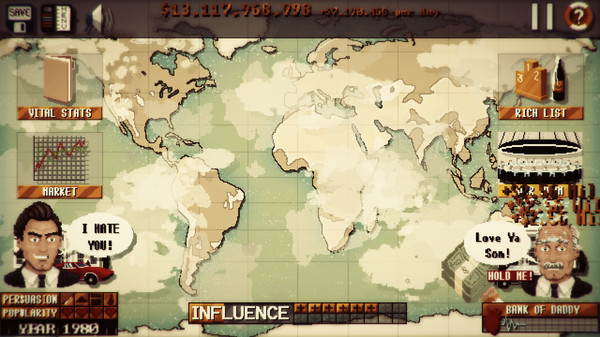 Screenshot z MEGALOMANIAC