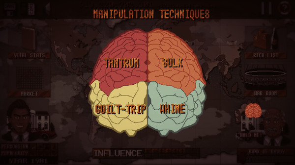 Screenshot z MEGALOMANIAC