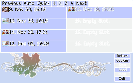 Screenshot z The Thing With Mistletoes