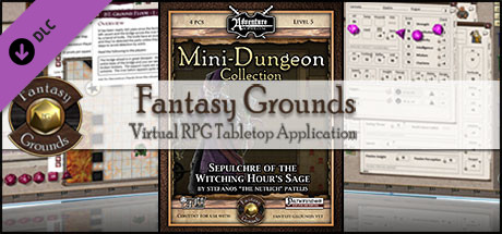Fantasy Grounds - Mini-Dungeon #020: Sepulchre of the Witching Hour's Sage (PFRPG) Header Image