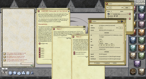 Fantasy Grounds - Mini-Dungeon #020: Sepulchre of the Witching Hour's Sage (PFRPG)