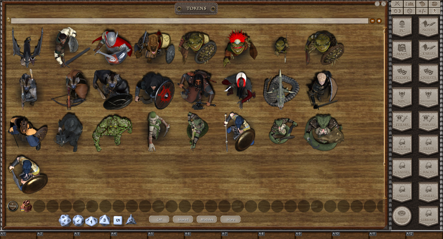 Fantasy Grounds - Darkwoulfe's Volume 24 - Beast of the Bogs (Token Pack) screenshot 1