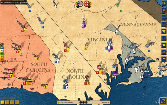 1775: Rebellion - Southern Theatre Scenario